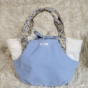 Samantha Vega Blue and White Hand Bag